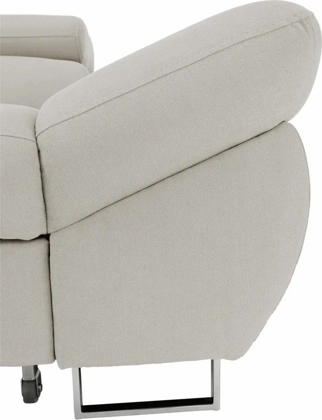 Sarokülőgarnitúra, szürke-bézs taupe, balos, FABIA