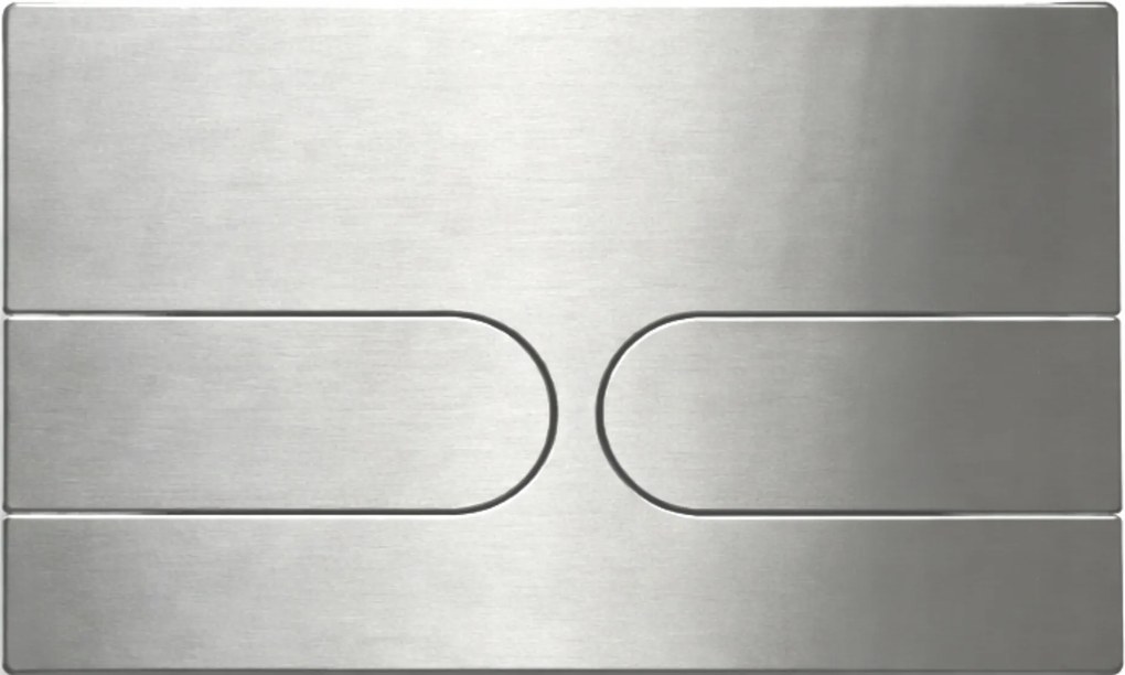 Öblítőgomb T3 szálcsiszolt acél Jomo Werit Jomo Tech wc-hez