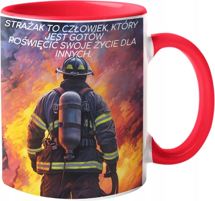 Tűzoltó Bögre Ajándék Tűzoltó -tűzoltó Az Ember, Aki 330ml.