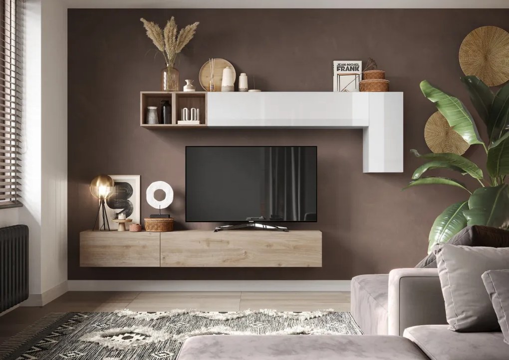 Infinity 2.0 5 elemes szett Cadiz tölgy / fehér