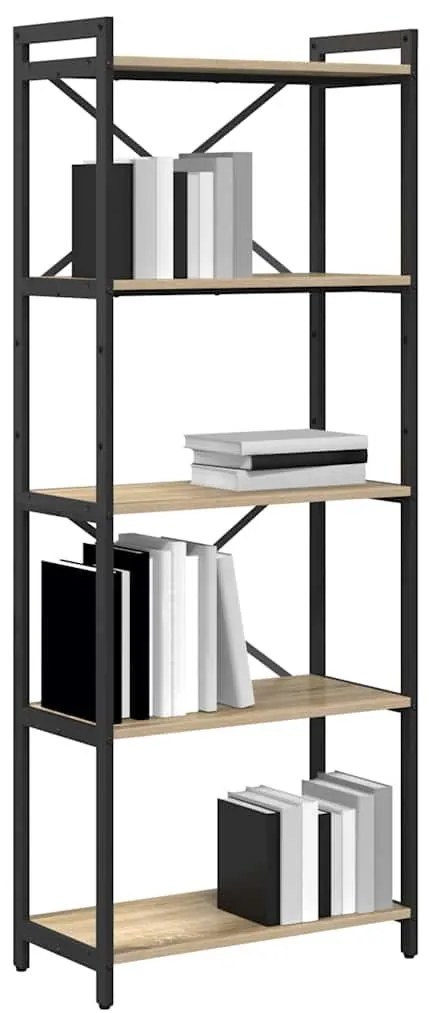 Könyvszekrény sonoma tölgy 60 x 30 x 153 cm Faanyag