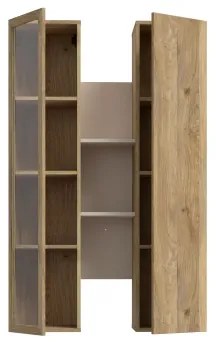 Fali polc INAR, tölgy/bézs