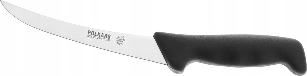 Polkars hentes kés No. 02 fekete (15cm)