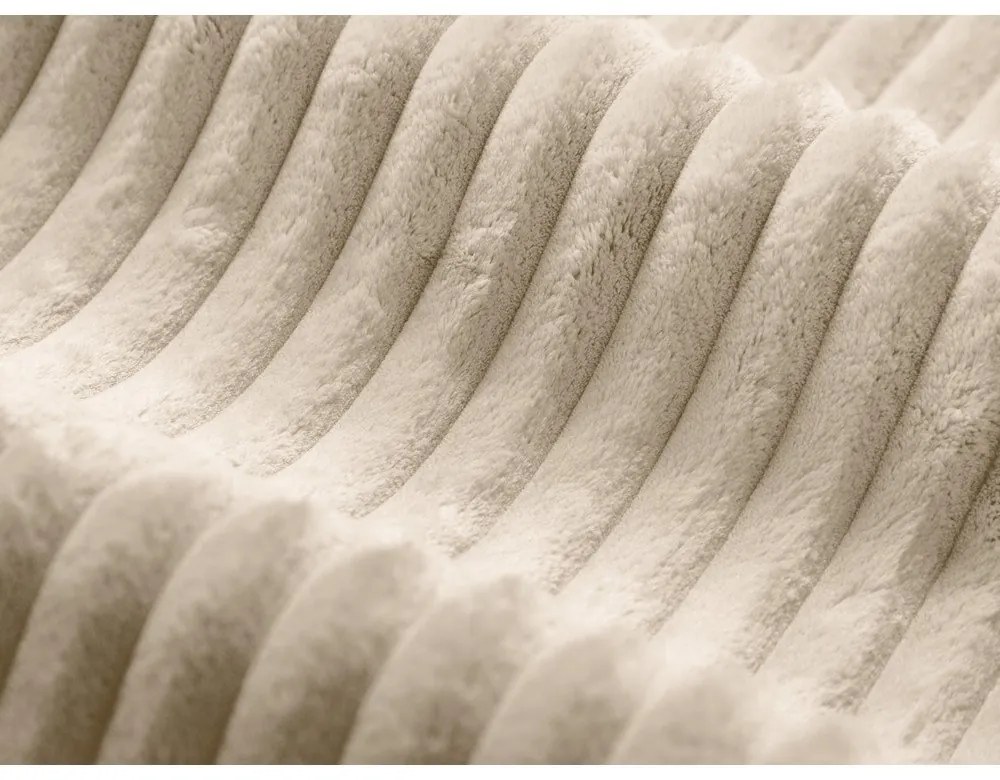 Bézs kordbársony puff Dia – Micadoni