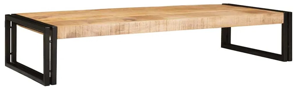 Fürdőszobai polc 120 x 50 x 23 cm Tömör mangófa és vas
