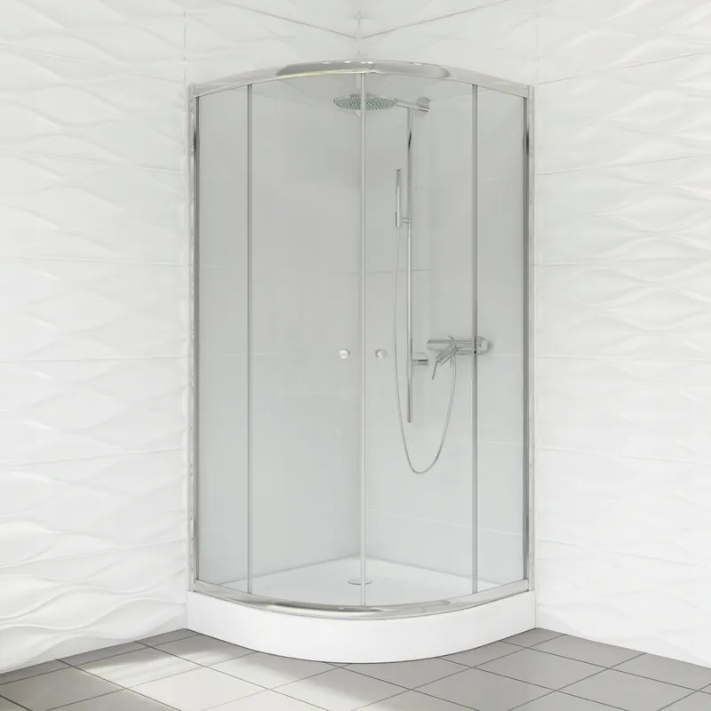 Duso félköríves zuhanykabin 80 trans.