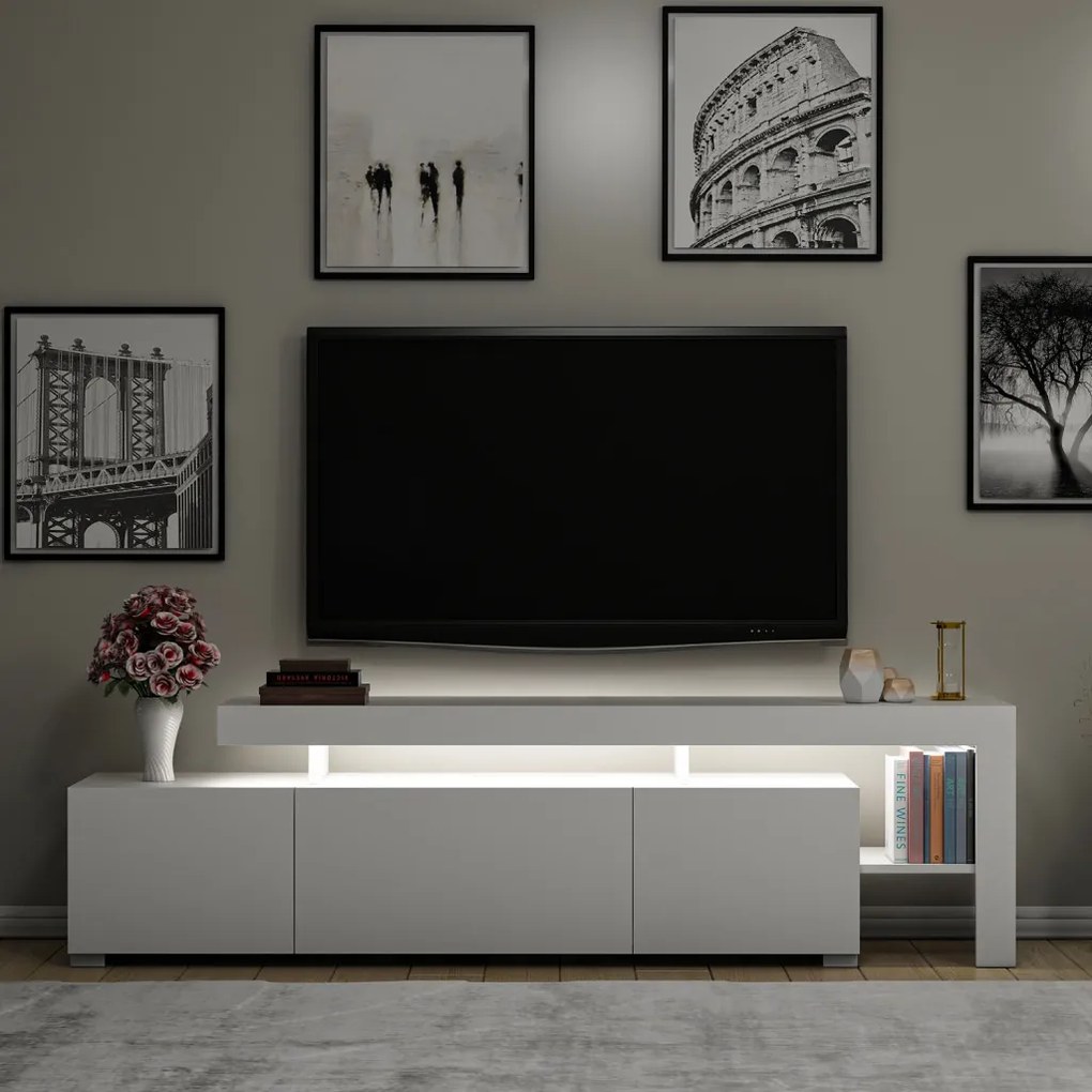 Beliz - fehér TV-állvány
