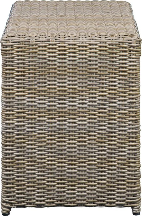 Bézs-világosbarna kétszemélyes kerti lounge szett Modular – Unique Furniture