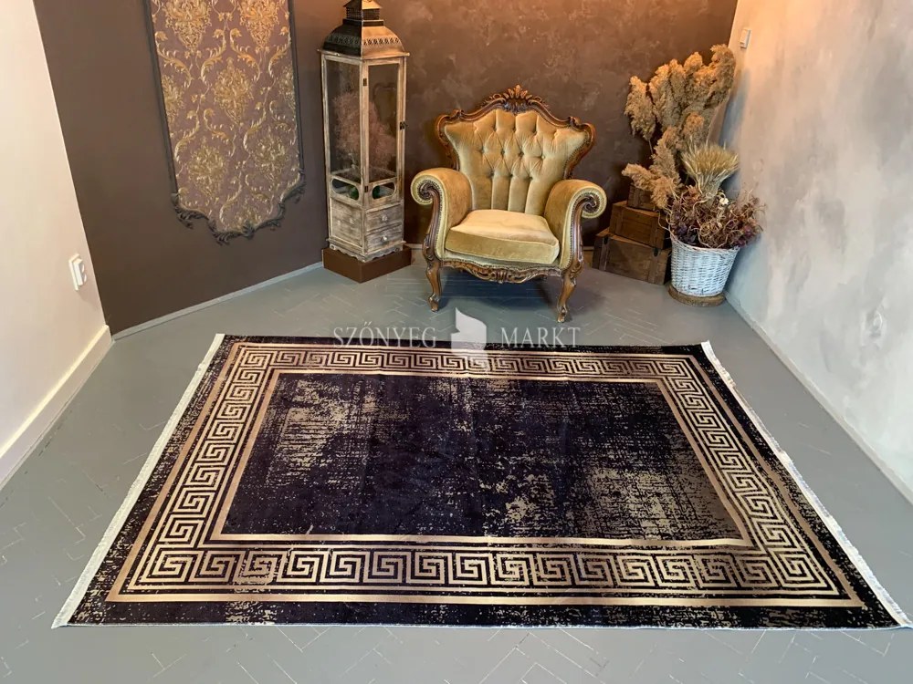 Velvet PS754V1 fekete szőnyeg 120x170 cm