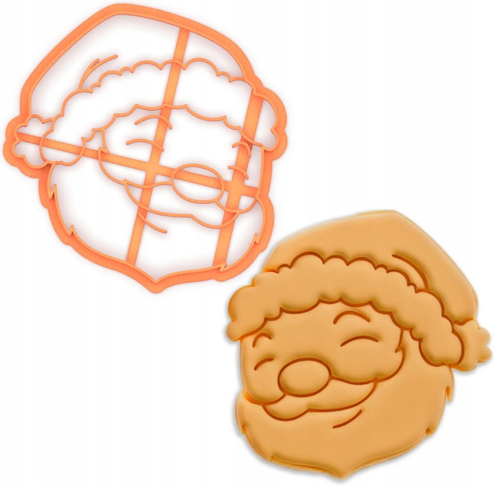 Prémium Mézeskalács Süteményforma Mikulás Fej Karácsony