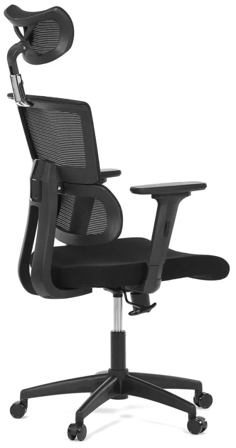 Scaun pivotant de birou de culoare neagră Mecanism pivotant. KA-B1025