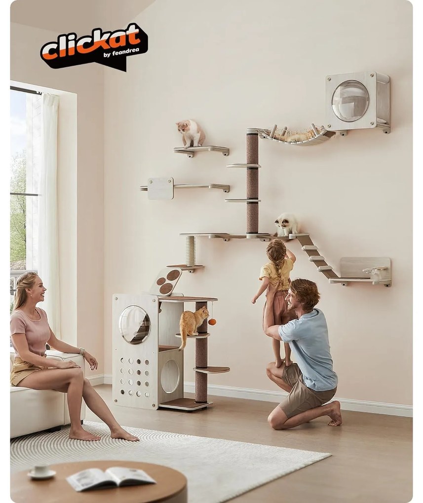 Clickat land – macskalépcső, falra szerelhető macskalétra | feandrea