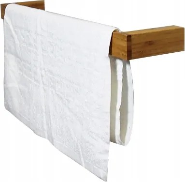 Prémium Modern Fürdőszobai Törölközőtartó Fa 61cm