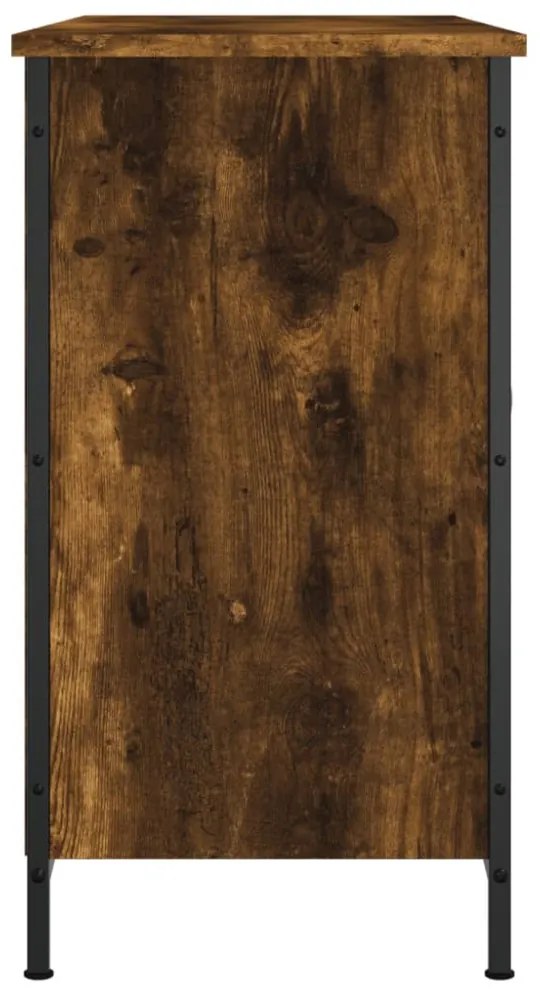 füstös tölgy színű szerelt fa TV-szekrény 100x35x65 cm