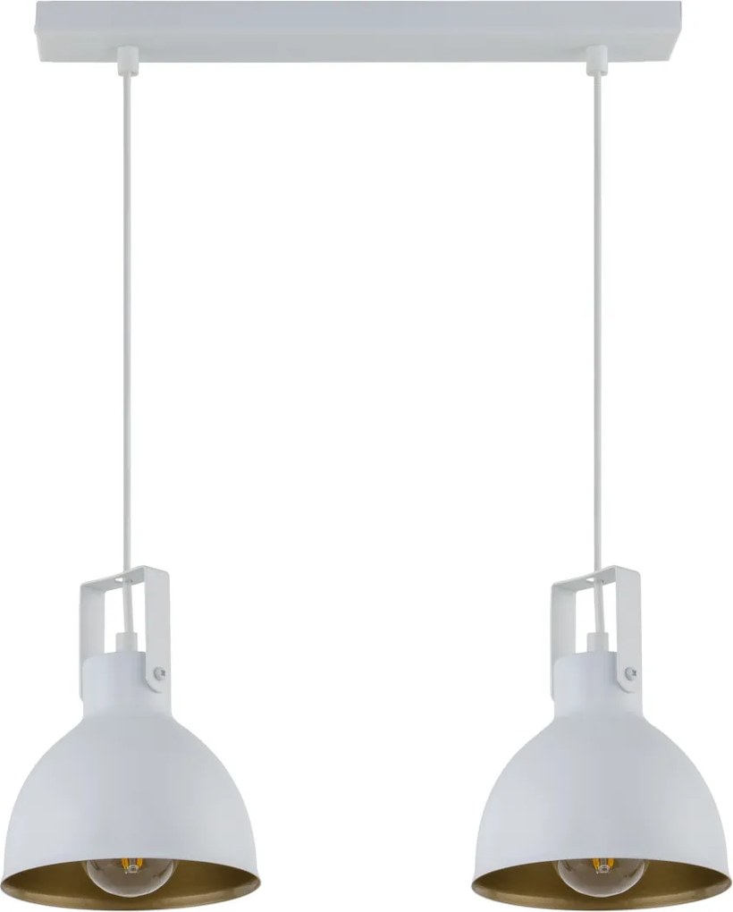 SIGMA LIGHTING 32259 MARS Többágú Függesztett Lámpa Fehér, Arany E27 IP20
