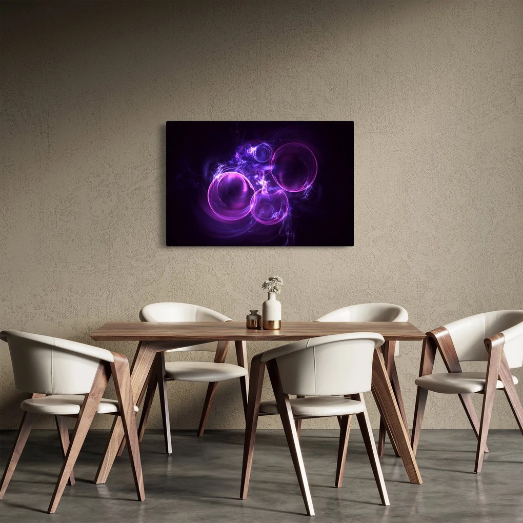 Absztrakt kép buborékok (90x60 cm)