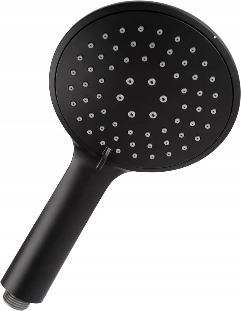 Fekete 3 funkciós zuhanyfej Loge Zoya zuhanyszetthez