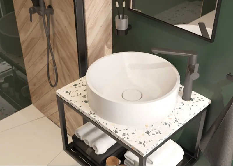 Arnika TITANIUM magasított mosdó csaptelep