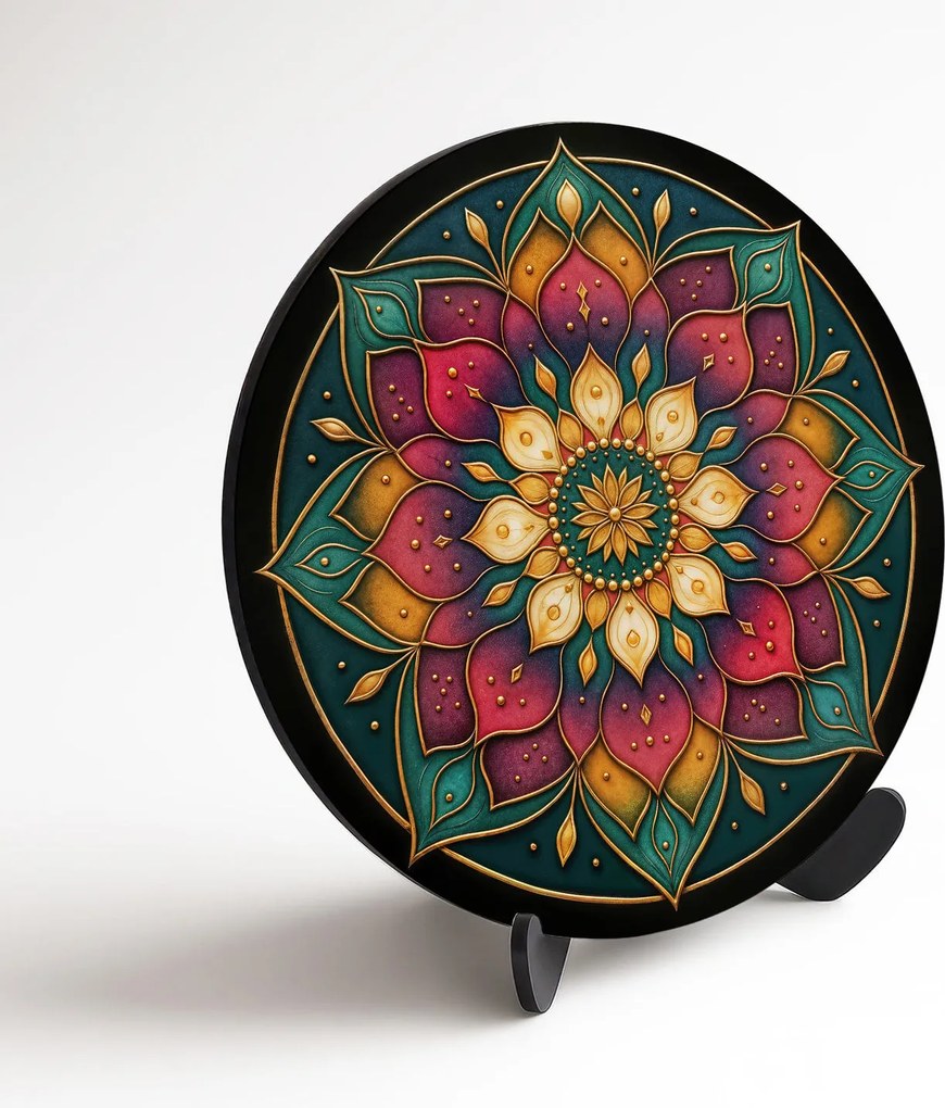 DUBLEZ | Fából készült mandala a falra - Belső út