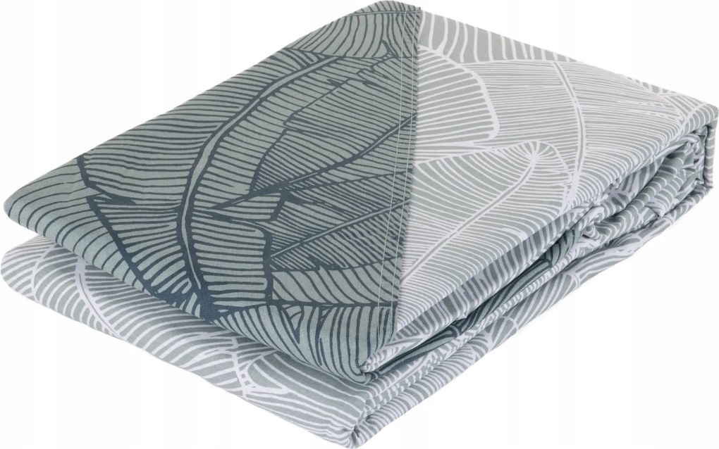 Pamut Ágyneműhuzat Kétoldalas Levelek 220 X 240CM Gombos Párnahuzat 63 X 63CM