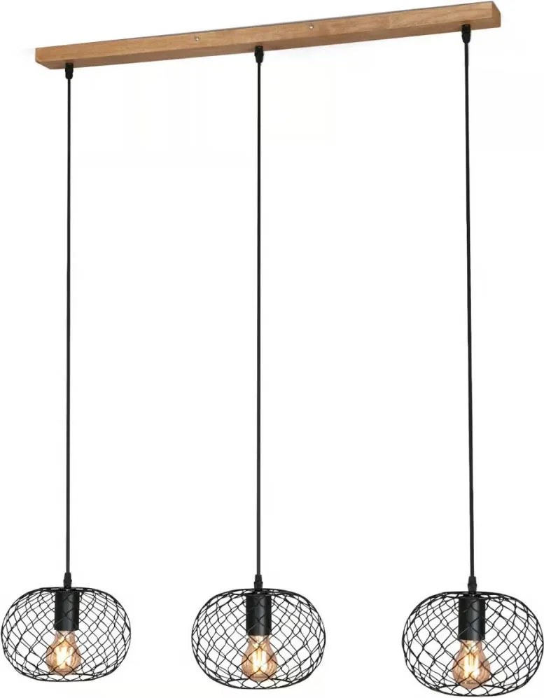 Brilo 4037-035 - WINKI kábeles csillár 3xE27/40W/230V