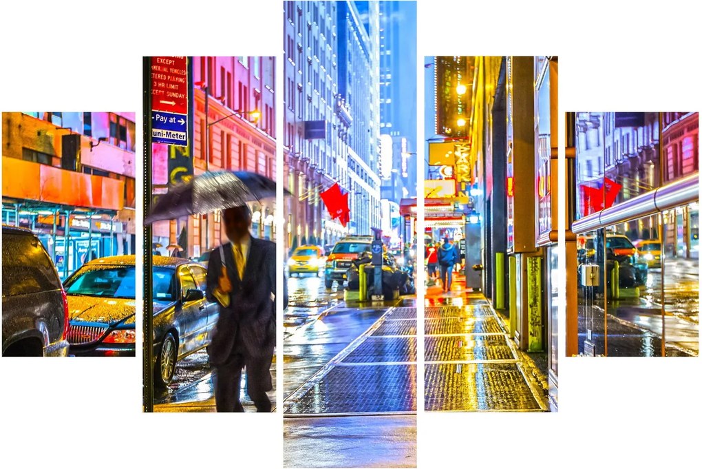 Kép - Város neonfényben (150x105 cm)