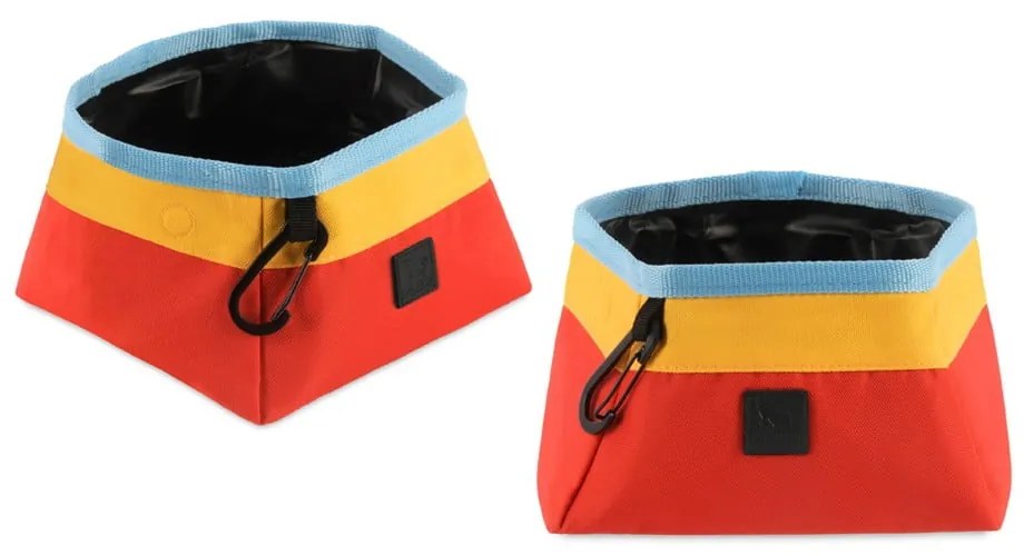 Összecsukható textil utazótálka ø 18 cm Sunrise - P.L.A.Y.