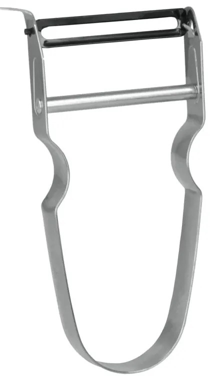 Rozsdamentes acél hámozó, hossz 11 cm - Metaltex