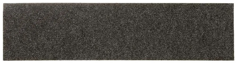 öntapadós lépcsőszőnyegek 30 db 76 x 20 cm antracitszürke téglalap alakú