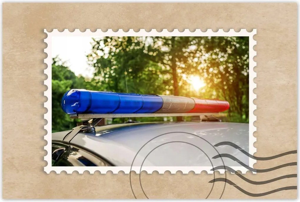 Poszterek 120x80 Rendőrautó