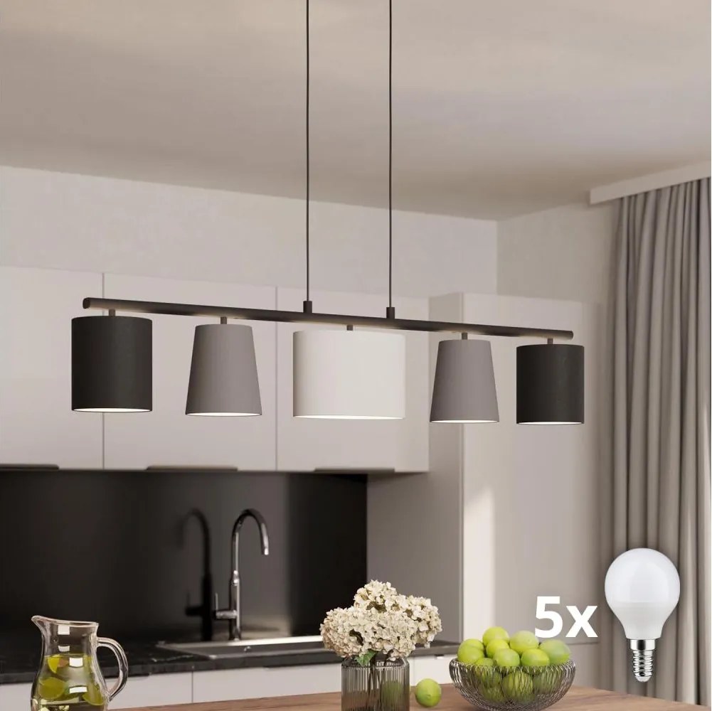 Eglo 98588 - LED kábeles csillár ALMEIDA 5xE14/25W/230V