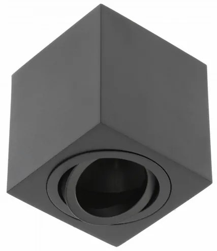 Lámpa Mennyezeti lámpatest AVEIRO BIS, max. 250V, 50/60Hz, 80x80x90mm, IP20, max 20W, négyzet, fekete