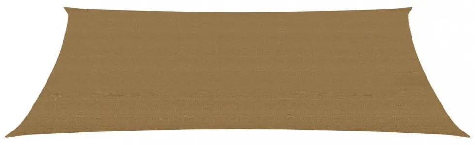tópszínű HDPE napvitorla 160 g/m² 2 x 4,5 m