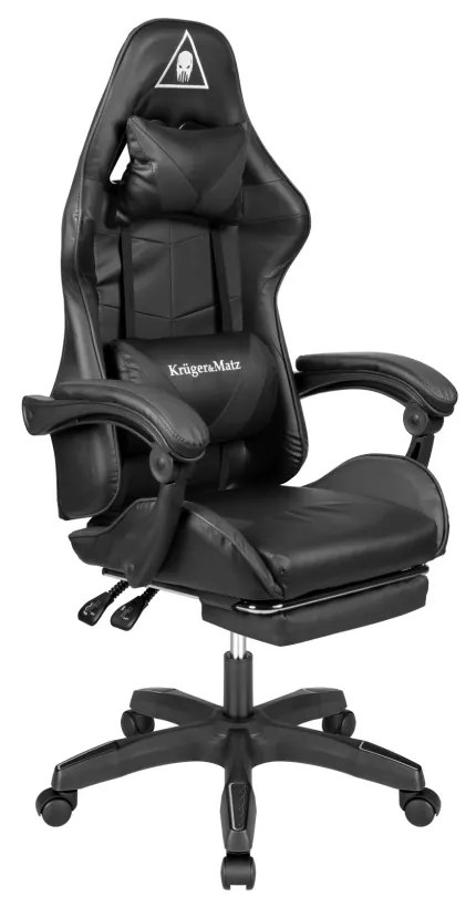 Kruger&Matz Warrior GX-150 fekete játékszék