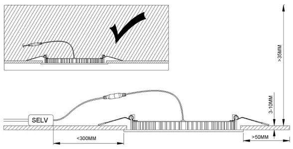 Eglo 96668 - LED RGBW Dimmelhető süllyesztett mennyezeti lámpatest FUEVA-C LED/15,6W/230V