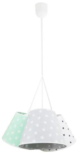 Brilagi - Csillár zsinóron CARPI 3xE27/60W/230V