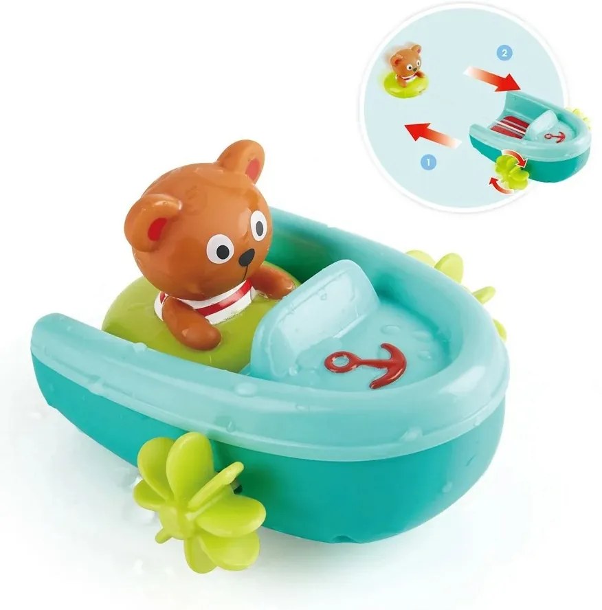 Hape Stretchable csónak mackóval