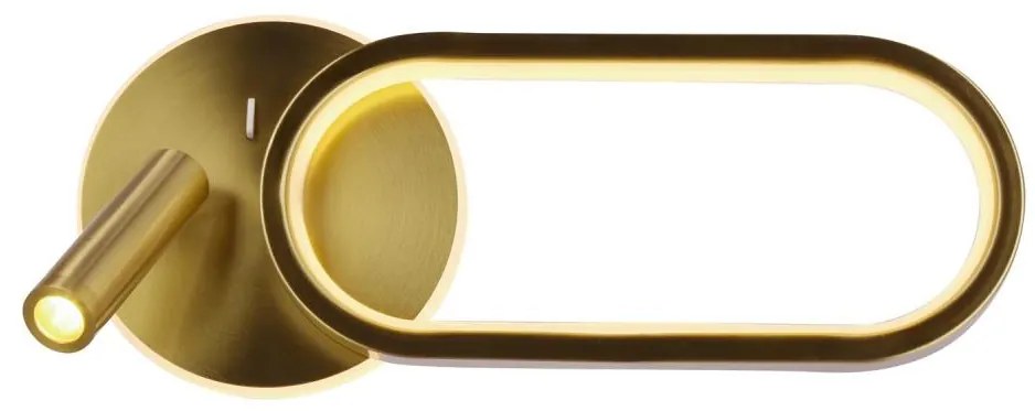 LED Fali lámpa MONET LED/13W/230V + LED/2W 3000/4000/6000K arany