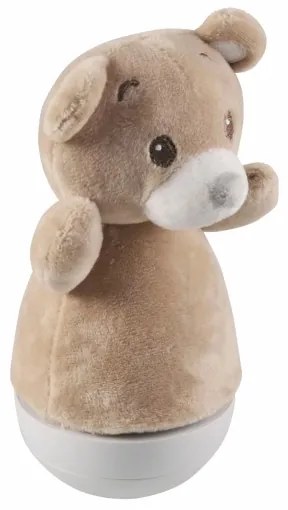 LED RGB gyerek éjjeli lámpa dallammal 3xAAA/5V medve formájú