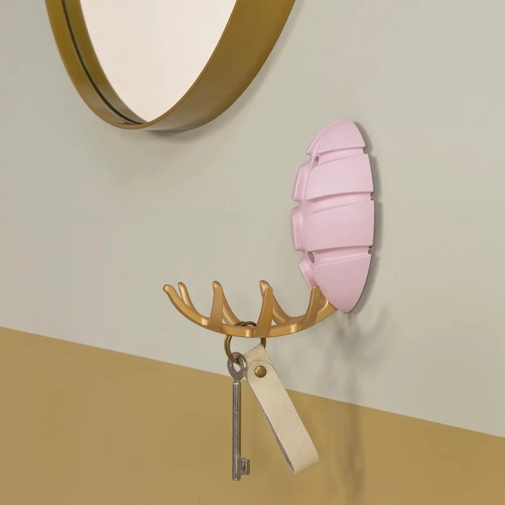 Világos rózsaszín fali akasztó Bug – Spinder Design