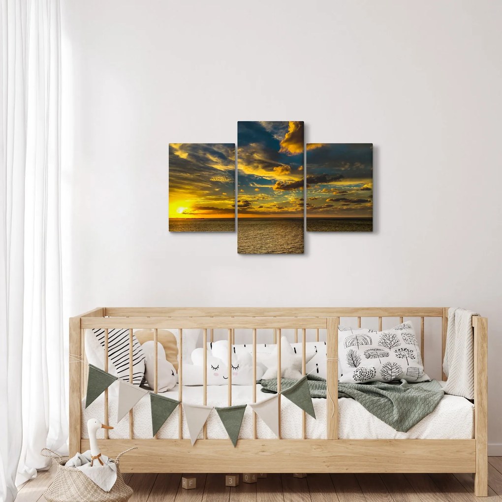 Naplemente a tengeren (90x60 cm)