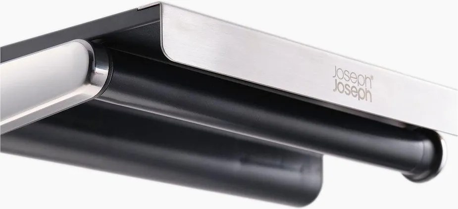Ezüstszínű fali műanyag papírtörlő tartó RollGrip – Joseph Joseph