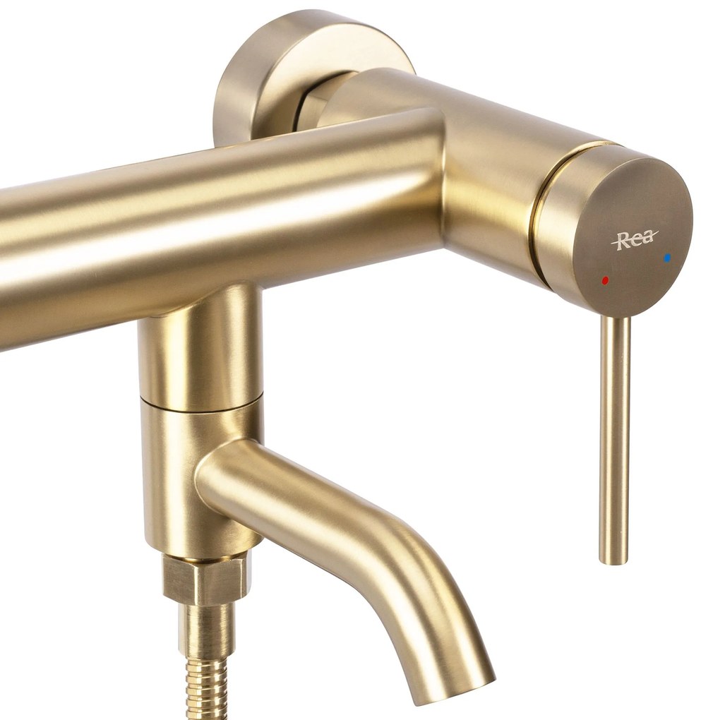Fürdőkád csaptelep Clif Brush Gold