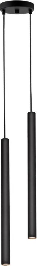 KASPA 11178202 ROLL Hengeres Függesztett Lámpa Fekete LED IP20