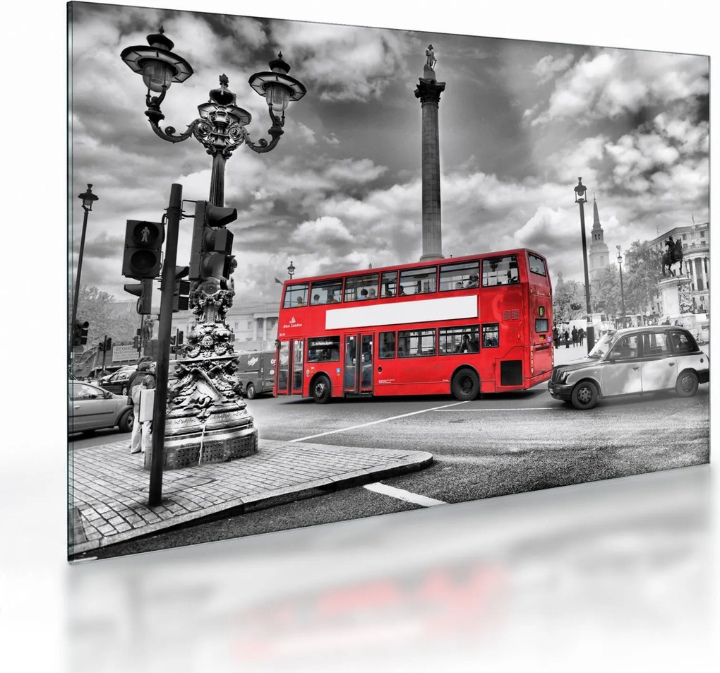 Kép - Trafalgar tér (üvegen) (70x50 cm)