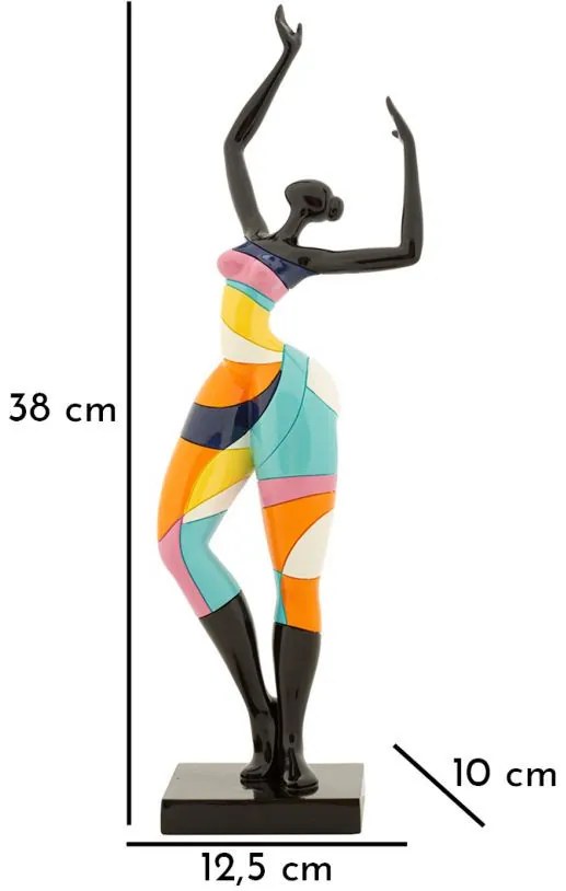 Táncoló lány rubic -a- 12,5x10x38cm