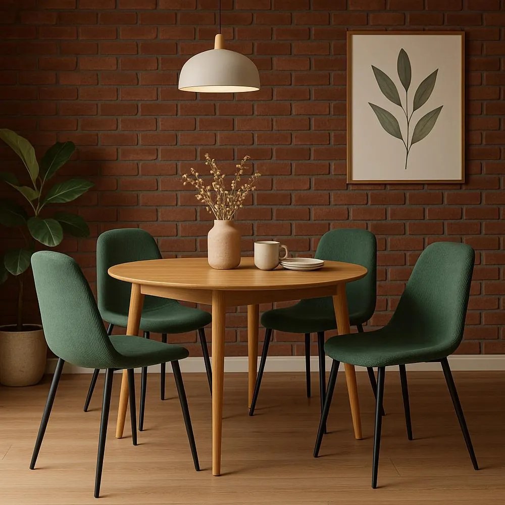 Avenberg RIVA Étkezőszék szett - 4db, zöld