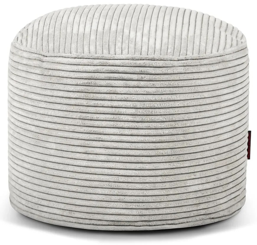 Krémszínű kordbársony babzsákfotel Mini – SLOWDOWN