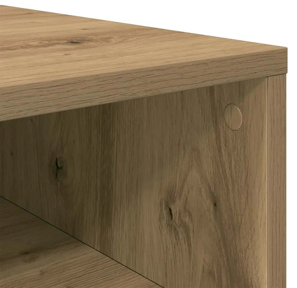 Cipőtartó kézműves tölgy 54x34x100,5 cm műszaki fa