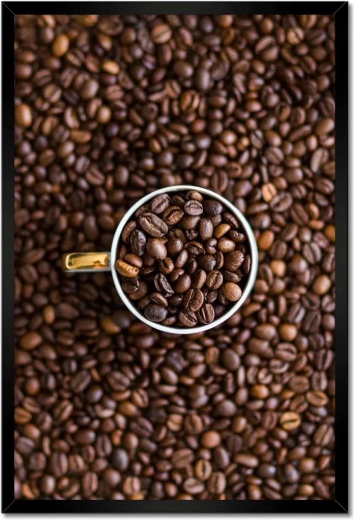 Poszterek keretben 40x60 Kávébab